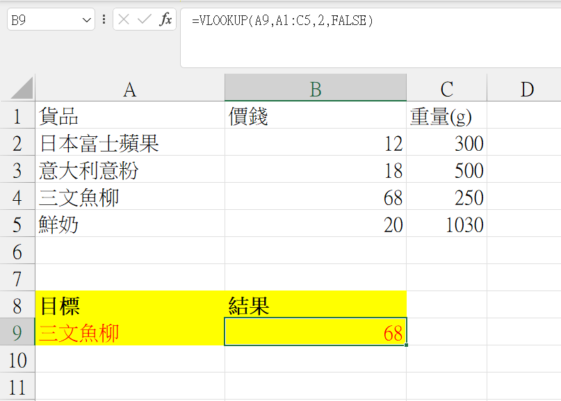 VLOOKUP 實戰應用範例